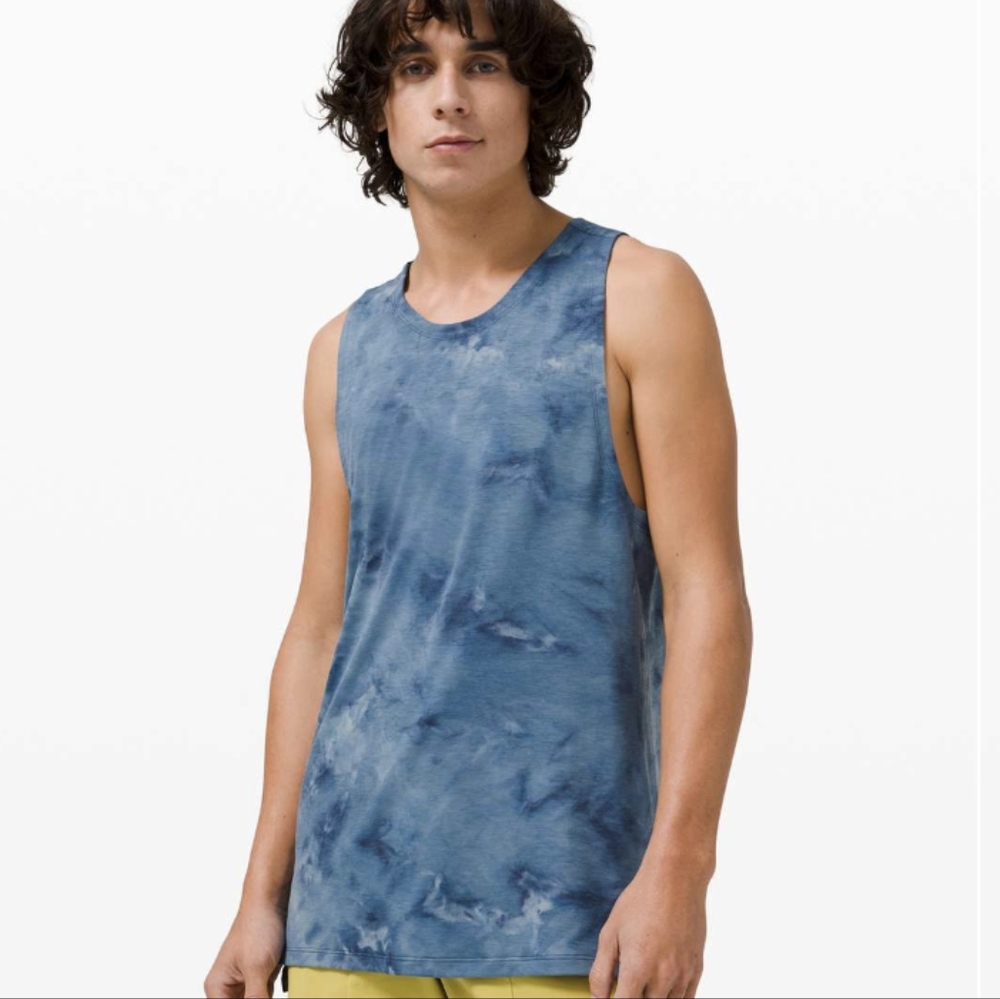 Lululemon Always Agile TankDiamond Dye True Navy Chambray